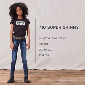 Levi's Big Girls 710 Super Skinny Jeans
